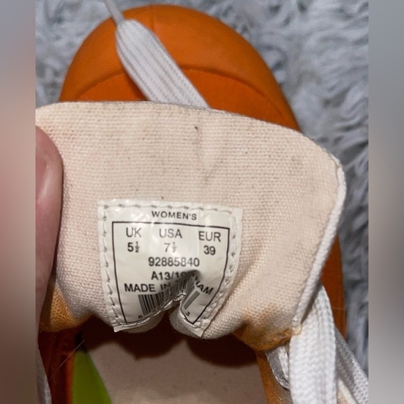 PALLADIUM Women’s orange fade shoes Size 7.5 - Picture 11 of 11